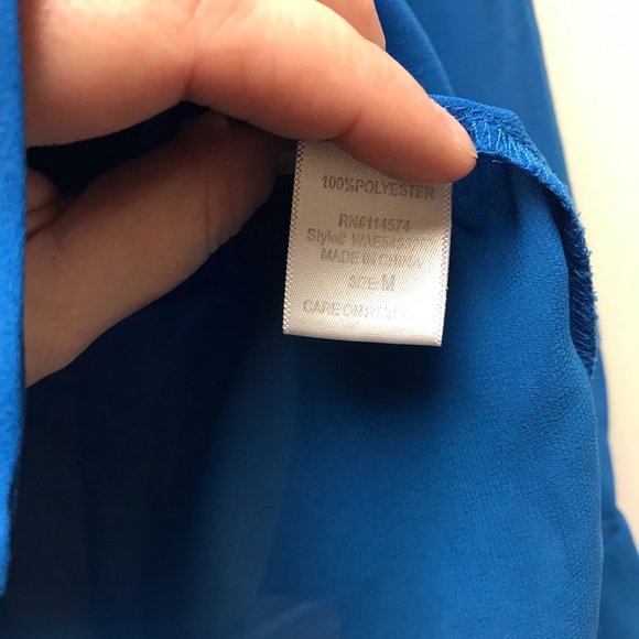 Pleione Blue Collared Button Down - Picture 6 of 8